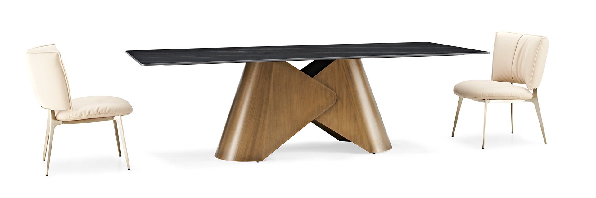 品質 セラミック・マーブル・トップ・ダイニング・テーブル 工場