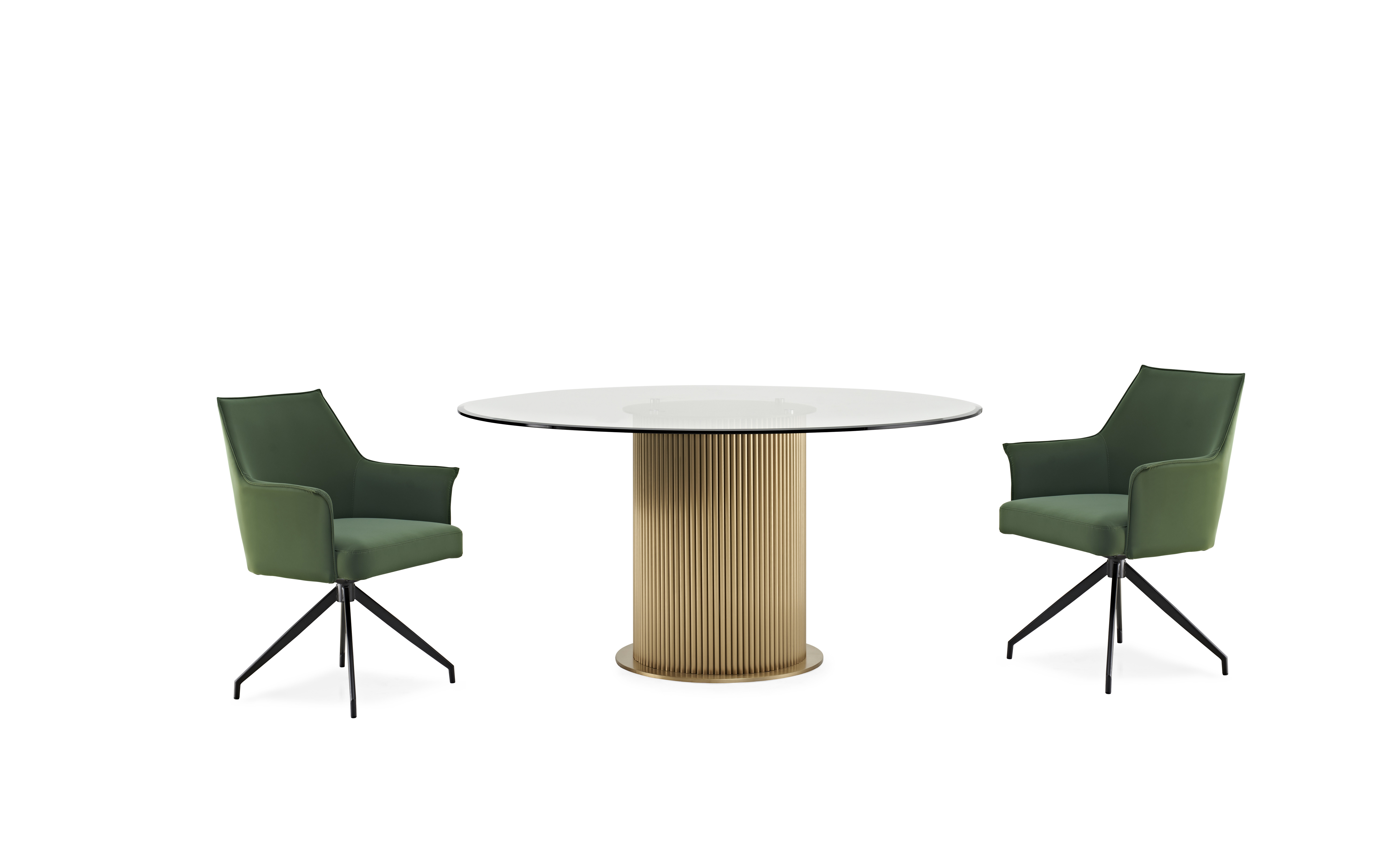 Tempered Glass Top Dining Table